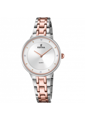 Festina mademoiselle watch f20626/1 silver gray steel strap, women.