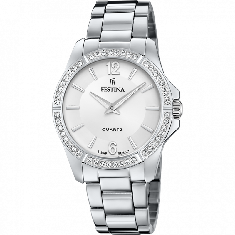 Festina watch f20593/1 silver women's