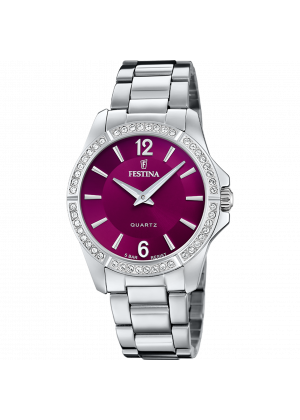 Festina watch f20593/2 bordeaux women