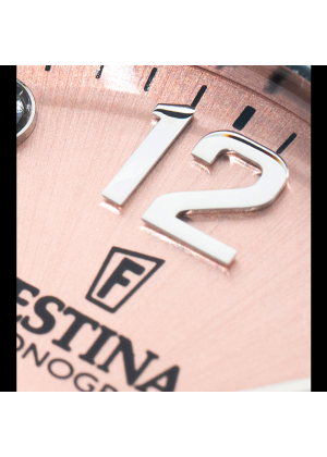 Festina women's pink boyfriend collection stainless steel watch bracelet f20603/7