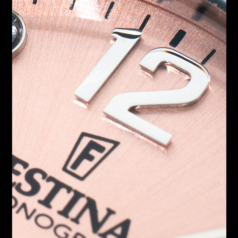 Festina women's pink boyfriend collection stainless steel watch bracelet f20603/7