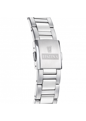 Festina solar energy f20656/1 silver stainless steel 316l, men's watch