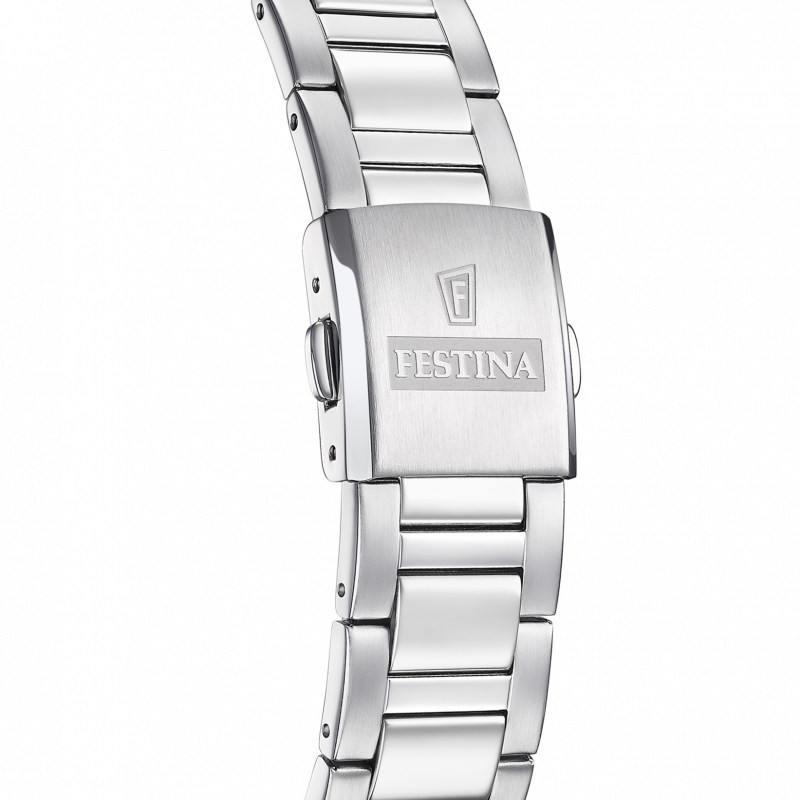 Festina solar energy f20656/1 silver stainless steel 316l, men's watch