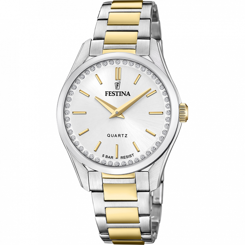 Festina watch f20619/1 silver women's