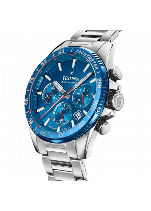 Festina watch f20560/3 blue steel strap, men