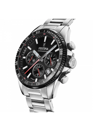 Festina watch f20560/6 black steel strap, men