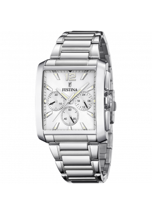 Festina watch f20635/1 silver gray stainless steel strap 316l, men