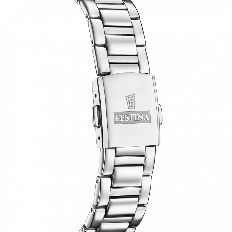 Festina solar energy f20658/1 cream stainless steel 316l, women