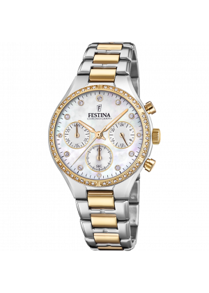 Festina boyfriend watch f20402/1 mother-of-pearl dial, women