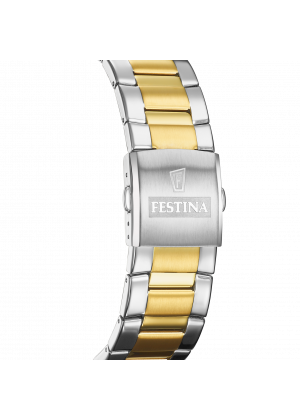 Reloj festina f20562/1 champán correa de acero, hombre