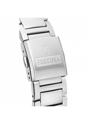 Festina watch f20652/3 black stainless steel 316l strap, men