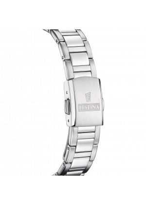 Festina solar energy f20654/1 cream stainless steel 316l, women