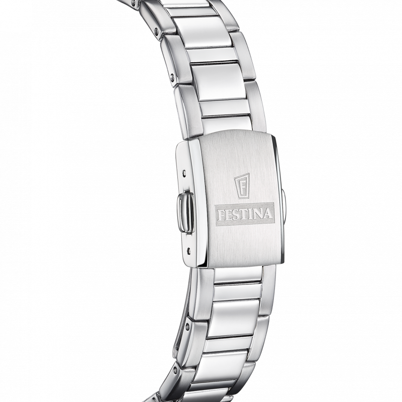 Festina solar energy f20654/1 cream stainless steel 316l, women