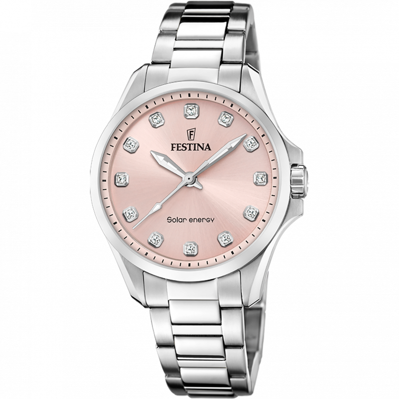 Festina petite f20654/2 pink stainless steel 316l, women