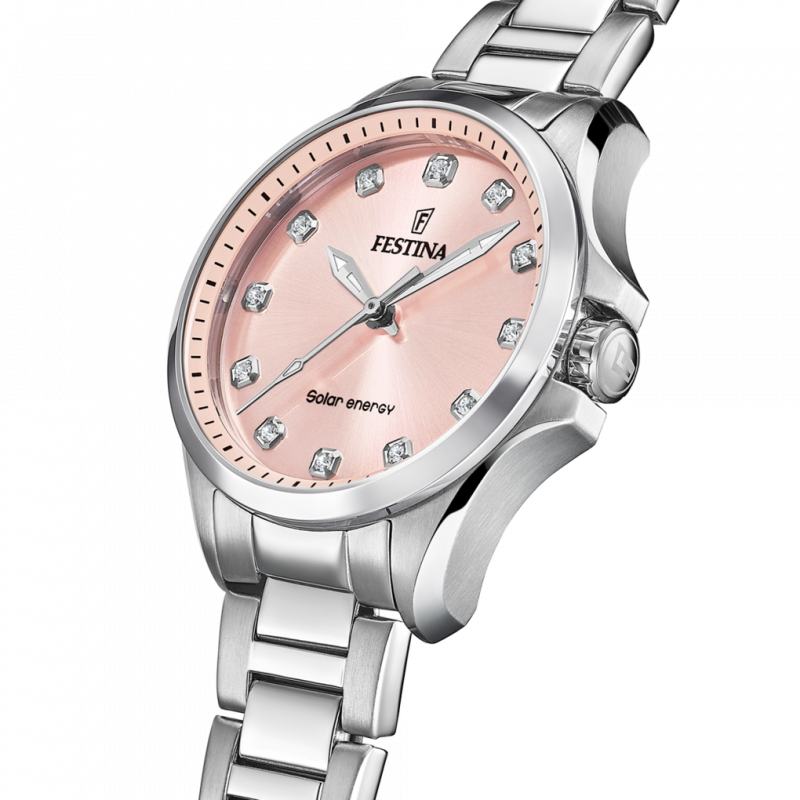 Festina petite f20654/2 pink stainless steel 316l, women