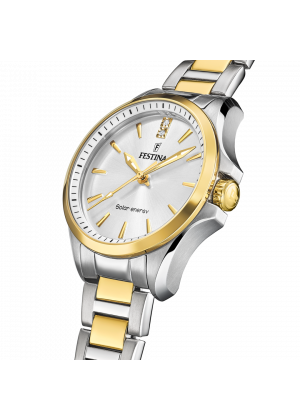 Festina solar energy f20655/2 white stainless steel 316l, women