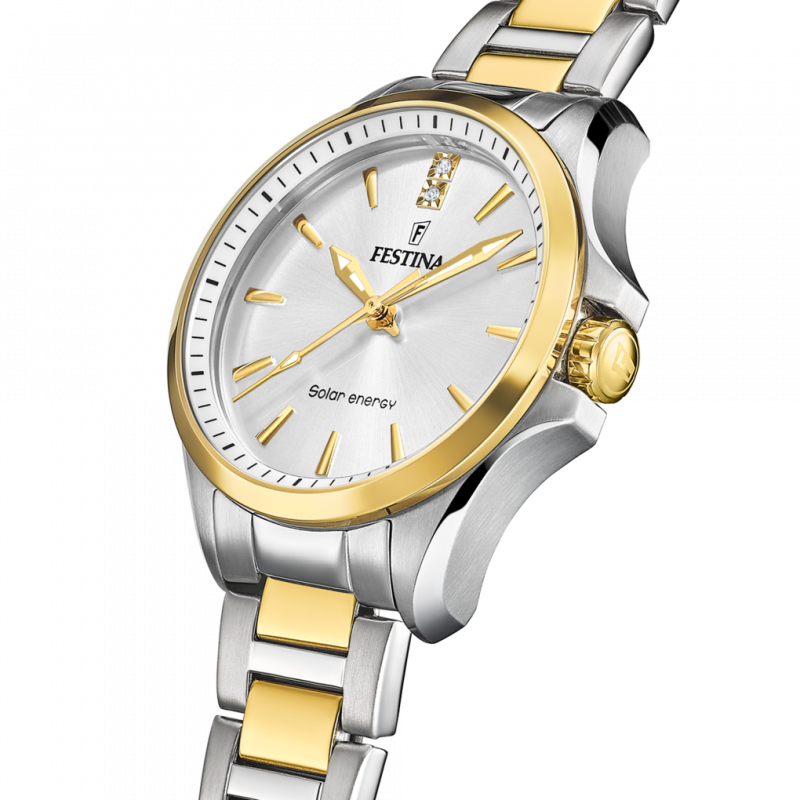 Festina solar energy f20655/2 white stainless steel 316l, women