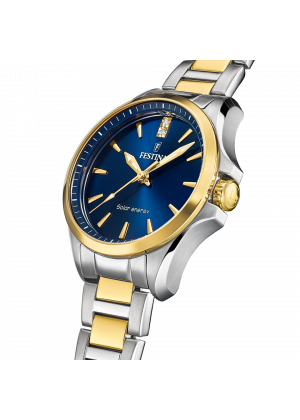 Festina solar energy f20655/4 blue stainless steel 316l, women