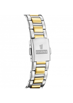 Festina solar energy f20659/1 cream stainless steel 316l, women