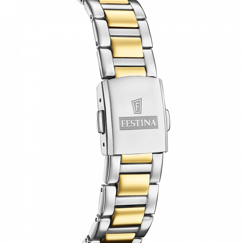 Festina solar energy f20659/1 cream stainless steel 316l, women