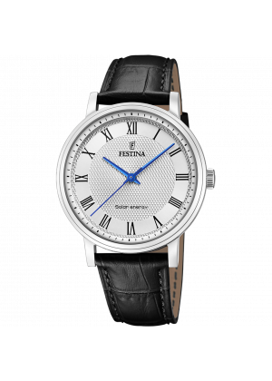 Festina solar energy f20660/3 silver leather, men