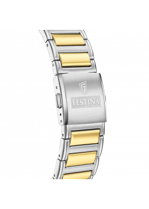 Festina watch f20637/1 blue stainless steel 316l strap, men's