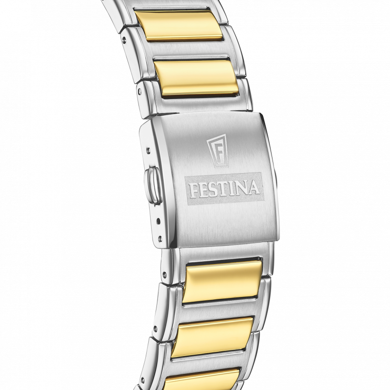 Festina watch f20637/1 blue stainless steel 316l strap, men's