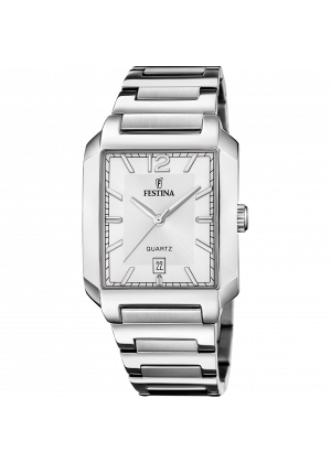 Festina men's silver watch f20677/2