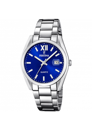 Festina men's blue stainless steel watch bracelet f20683/4