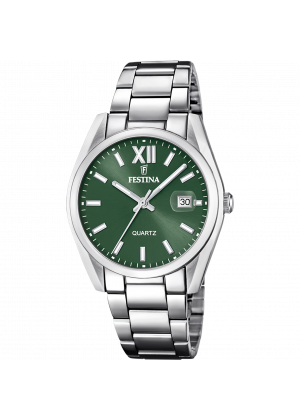 Festina men's green stainless steel watch bracelet f20683/5