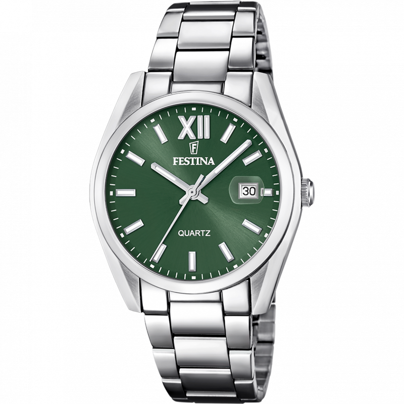 Festina men's green stainless steel watch bracelet f20683/5