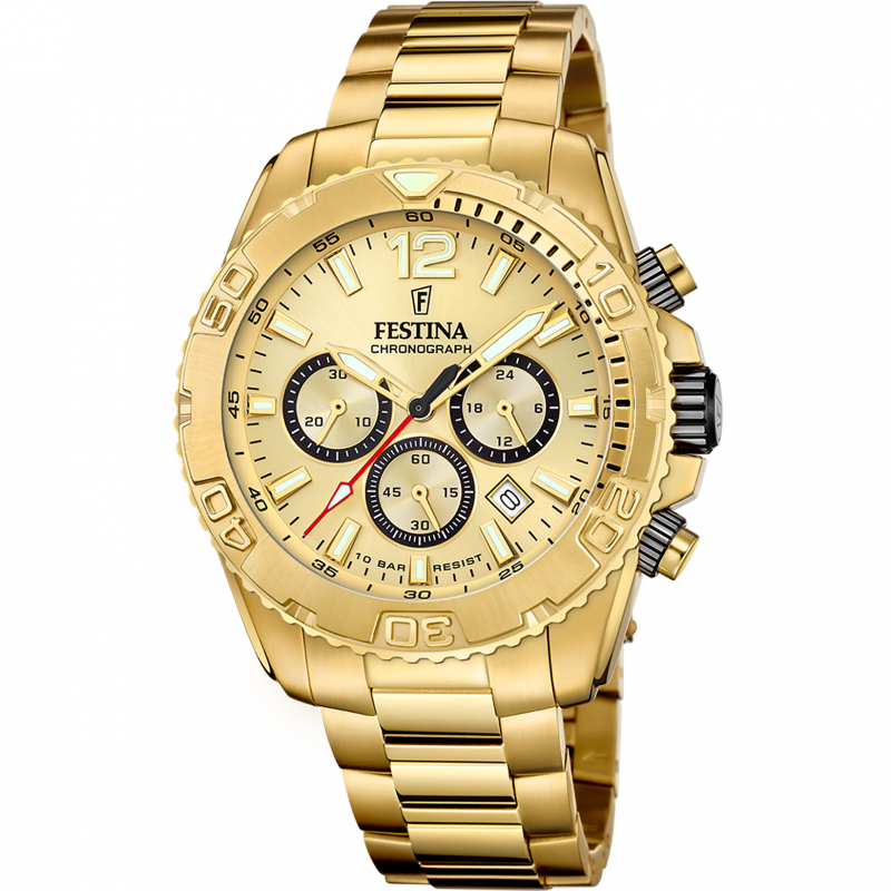 Festina men's beige watch f20684/1