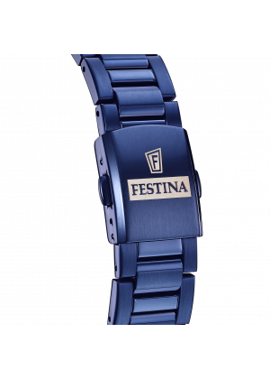 Festina watch f20631/1 blue stainless steel 316l strap, men