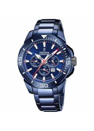 Festina watch special editions f20643/1 blue 316l, men.