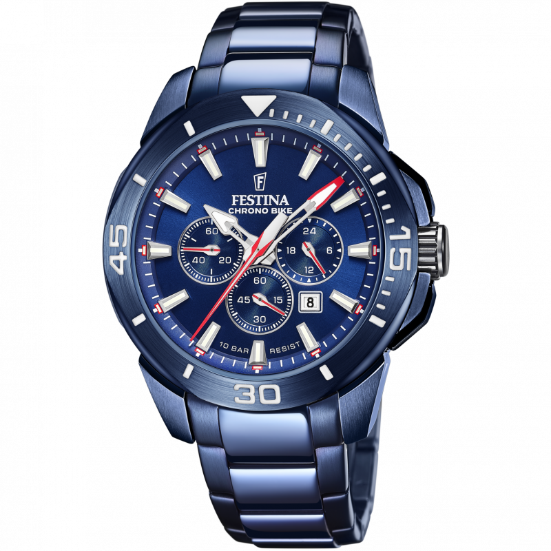 Festina watch special editions f20643/1 blue 316l, men.