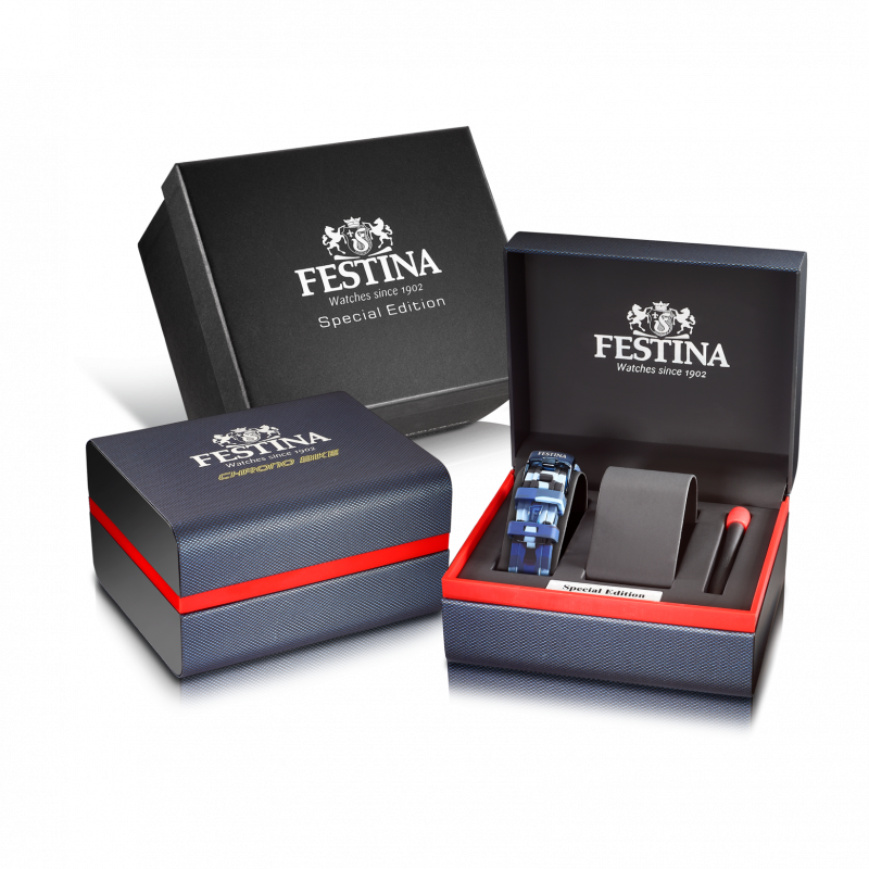 Festina watch special editions f20643/1 blue 316l, men.