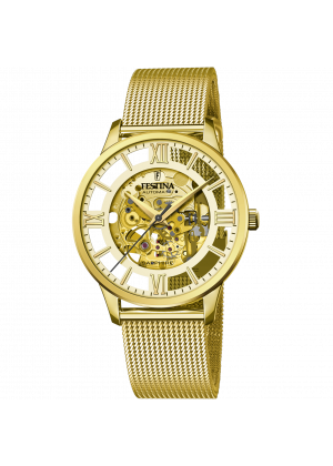 Festina watch f20667/1 golden men's