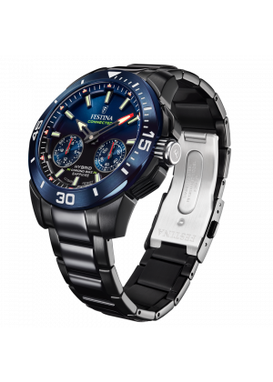 Festina connected f20647/1 blue stainless steel 316l, men