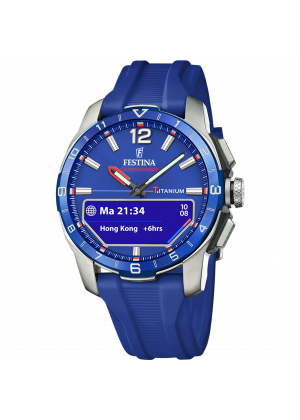 Men's festina connected d blue watch f23000/3