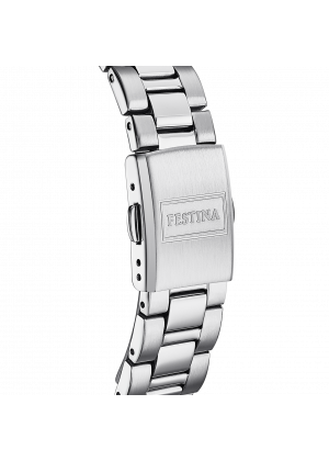 Festina classics watch f16375/9 silver steel strap, women's