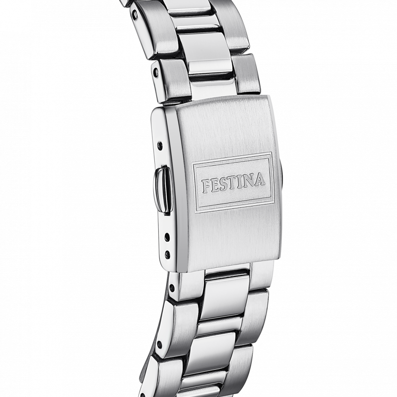 Festina classics watch f16375/9 silver steel strap, women's