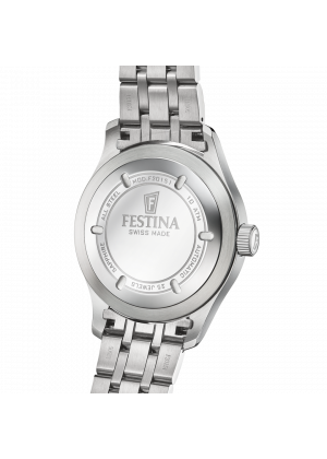 Festina swiss made men's black automatic stainless steel watch bracelet f20151/d