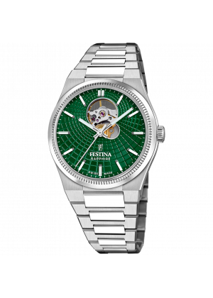 Festina swiss made rivé f20053/3 green watch