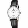 Festina swiss made watch f20013/1 white leather strap, women's