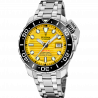 Festina swiss men's yellow watch f20043/1