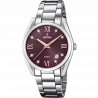 Festina boyfriend collection watch f16790/e burgundy steel strap, women