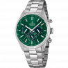 Festina watch f16820/r green steel strap, men