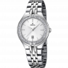 Festina mademoiselle watch f16867/1 silver steel strap, women's