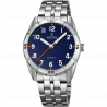 Festina junior collection watch f16907/2 blue steel strap, children's.