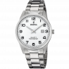 Festina classics watch f20511/1 white steel strap, men